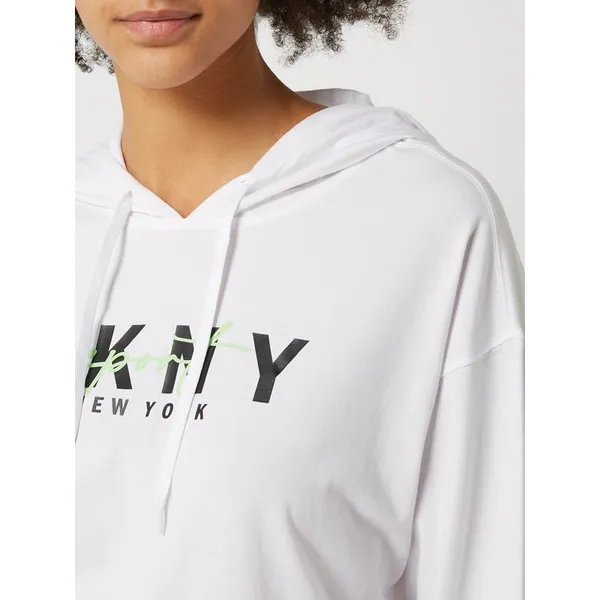 DKNY PERFORMANCE Bluza z kapturem z logo
