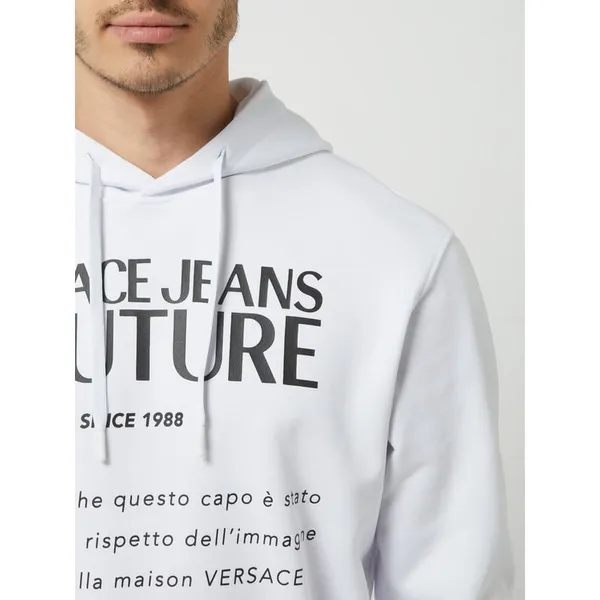 Versace Jeans Couture Bluza z kapturem z nadrukiem z logo