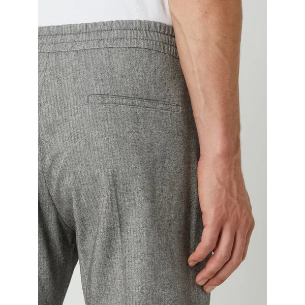 Drykorn Spodnie z zakładkami w pasie i elastycznym pasem model ‘Rare’