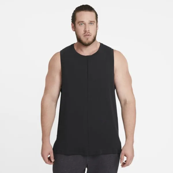 Męska koszulka bez rękawów Nike Yoga - Czerń