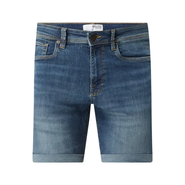 Selected Homme Szorty jeansowe z dodatkiem streczu model ‘Alex’