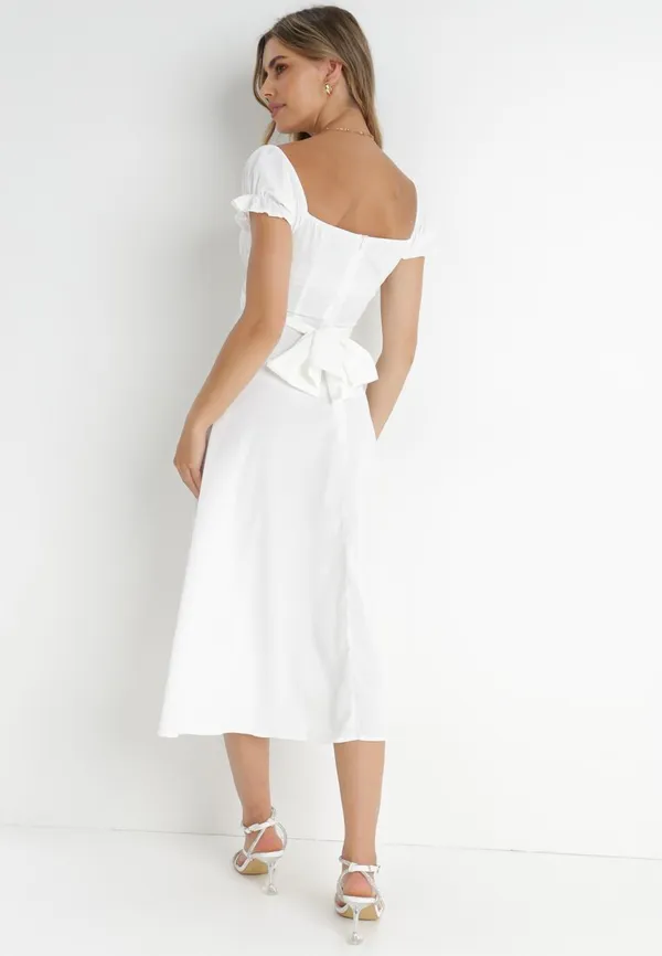 Biała Sukienka Amarhis