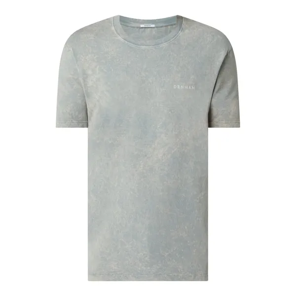 Denham T-shirt o kroju regular fit ze wzorem na całej powierzchni model ‘Baker’