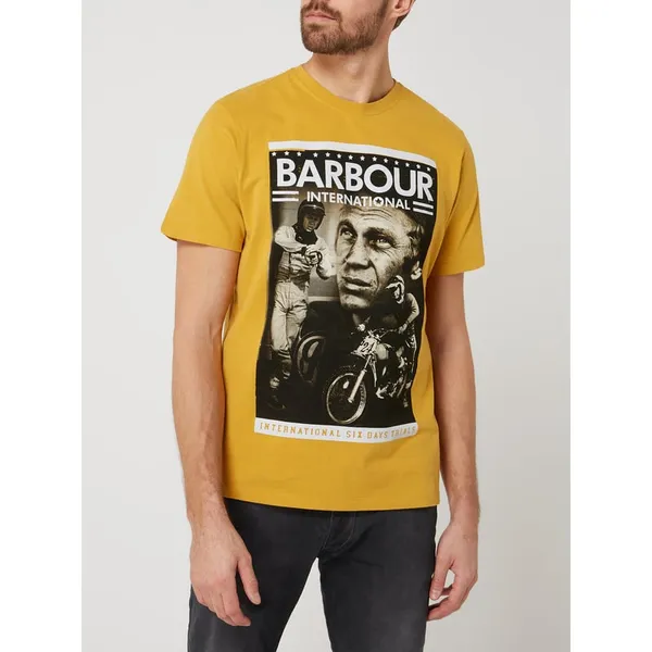 Barbour International™ T-shirt z nadrukiem Barbour International x Steve McQueen™
