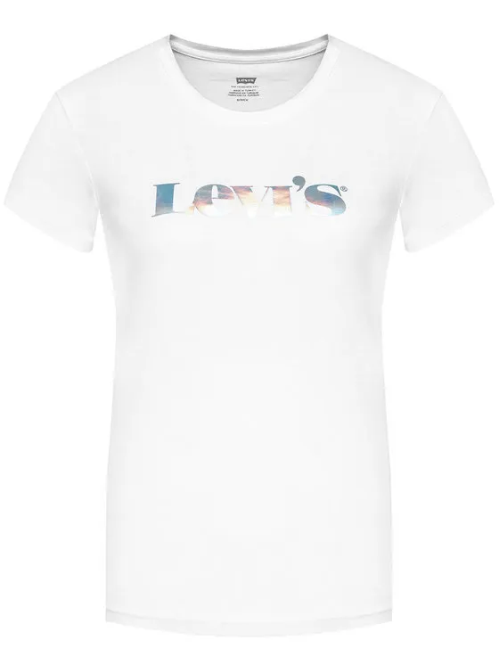 Levi's® T-Shirt The Perfect 17369-1433 Biały Regular Fit