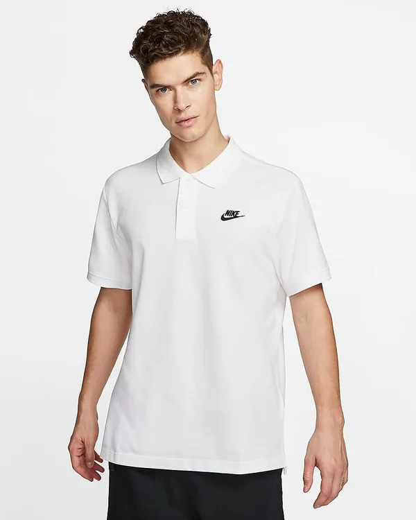Męska koszulka polo Nike Sportswear - Biel