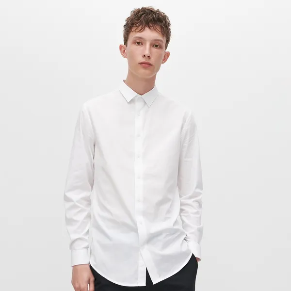 Koszula z bawełny organicznej - Biały