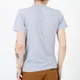 Szara bawełniana koszulka męska z printem - Odzież - Szary