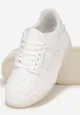 Białe Sneakersy Ozdobione Futerkiem Verinne
