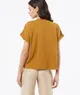 Suely T-Shirt Manches Courtes 100% Coton Biologique - Ocre