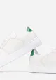 Biało-Zielone Sneakersy Polane