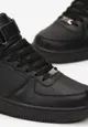 Czarne Sneakersy za Kostkę Zapinane na Rzep Movana