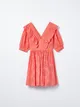 Sukienka z bawełny - Pomarańczowy