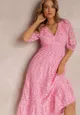 Różowa Sukienka Althippe
