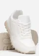 Białe Buty Sportowe Sznurowane Yerotte