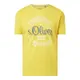 s.Oliver RED LABEL T-shirt o kroju regular fit z nadrukiem z logo