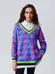 Sweter ze wzorem - Wielobarwny