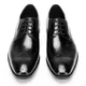Buty do garnituru skórzane derby z elastycznymi wstawkami