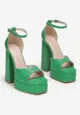 Zielone Sandały Cassie