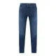 MAC Jeansy o kroju straight fit z dzianiny dresowej stylizowanej na denim model ‘Jog'n Jeans’