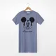 T-shirtowa sukienka Mickey Mouse - Niebieski