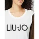 LIU JO SPORT Sweter z wyhaftowanym logo model ‘Maglia Chiusa’