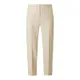 BETTY & CO WHITE Spodnie materiałowe z lnem