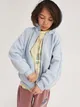 Bluza oversize z kapturem - Niebieski