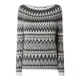 Esprit Sweter z norweskim wzorem z bawełny ekologicznej