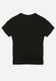 Czarna Koszulka z Bawełny Phenasia