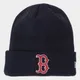 Męska czapka zimowa NEW ERA MLB ESSENTIAL CUFF BEANIE BOSTON RED SOX - granatowa
