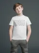 T-shirt z nadrukiem chłopięcy RL9 x 4F