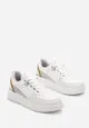 Białe Sneakersy z Kolorowymi Wstawkami Fulvio