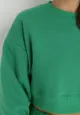 Zielona Bluza Oversize Aza