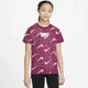 T-shirt dla dużych dzieci (dziewcząt) Nike Sportswear - Czerwony