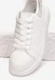 Biało-Srebrne Sneakersy Doroki