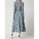 Polo Ralph Lauren Długa sukienka ze wzorem na całej powierzchni