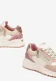 Różowe Sneakersy na Platformie z Zamkiem Chrysanthi