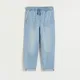 Elastyczne jeansy relaxed - Niebieski