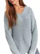 Sweter długi rękaw damski akrylowy  luźny