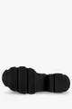 Czarne botki na słupku z gumką damskie casu g22wx19-b