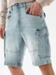 Jeansowe szorty męskie typu bojówki