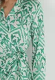 Zielona Kopertowa Sukienka z Wiązaniem Pitville