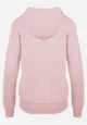 Różowa Bluza Rozpinana z Kapturem Hypsis
