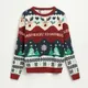 Świąteczny sweter Merry Xmas - Wielobarwny