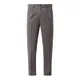 Selected Homme Spodnie z zakładkami w pasie o kroju slim tapered fit z dżerseju model ‘Jim’
