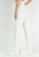 Białe Szerokie Spodnie Maellia