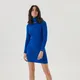 Sukienka mini ołówkowa - Niebieski