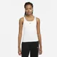 Damska koszulka bez rękawów na cienkich ramiączkach Nike Sportswear Essential - Biel