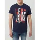Pepe Jeans T-shirt o kroju regular fit z logo model ‘Davy’